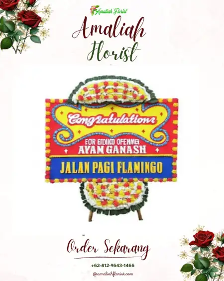 Sewa Papan Bunga Slogo